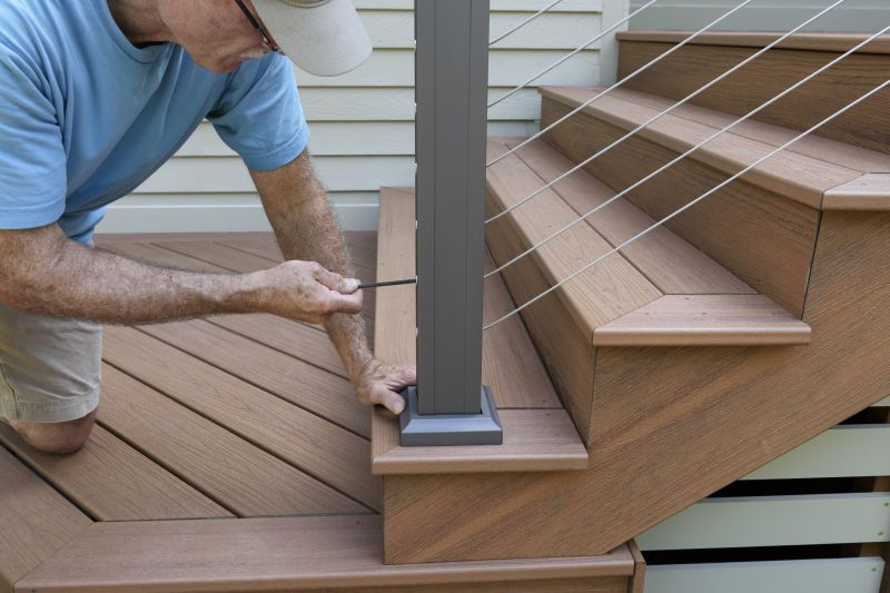 Patio Handrail Installation in Kansas City, KS