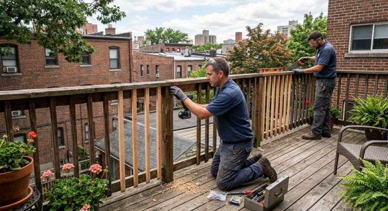 Veranda Post Repair in Seattle, WA