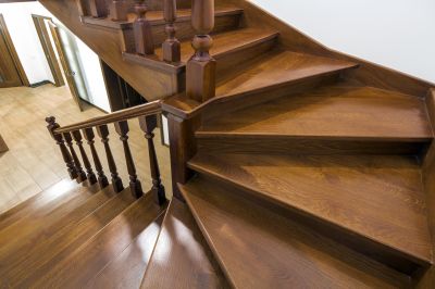 Elegant Wood Stairs